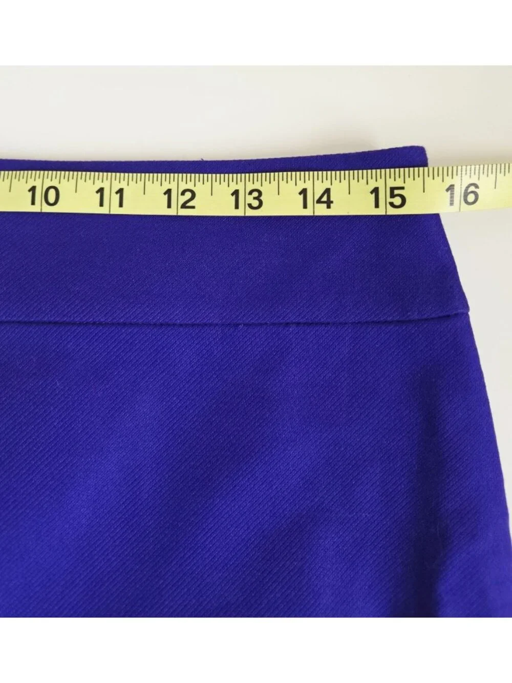 J. Crew Factory Women's Mini Skirt 100% Cotton Indigo Purple Size 6 NWT - Picture 8 of 10